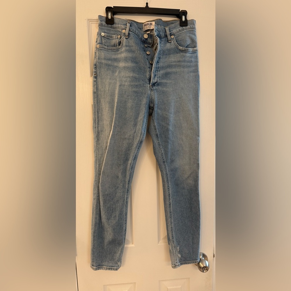 Agolde Nico High Rise Slim Jeans